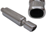 TURBOWORKS Rear Muffler TurboWorks 80x92mm inlet 57mm
