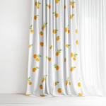 Goldea pamut drapéria - narancsok 140x150 cm