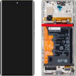 Honor Display cu Touchscreen Honor 70, cu Rama si Acumulator, Argintiu (Crystal Silver), Service Pack 0235ACMG (0235ACMG)