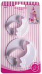  Műanyag flamingó fondant kiszúró, 2 db-os szett (T0100121)