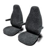 Drive Dressy DriveDressy első üléshuzatok 2014-től gyártott Fiat Ducato-hoz szín szürke - Hawaii Dream minta