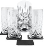 Silwy long drink 300 ml-es mágneses pohár készlet, 4 db