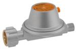 GOK biztonsági gáznyomás-szabályozó lakókocsikhoz, 50 mbar gázcsatlakozás KLF x G 1/4 LH-KN