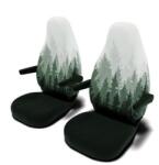 Drive Dressy DriveDressy első üléshuzatok 2014-től gyártott Fiat Ducato-hoz szín zöld - Magic Forest minta