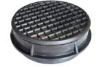  KG PVC zöldövezeti fedlap + keret - Ø160 mm (bth-15zf)