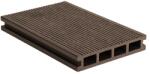  G21 kültéri padlóburkolat 2, 5 x 14 x 400 cm méretekkel, Indiai teak színben, WPC anyag (6390991)