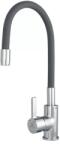 ERMETIQ Inox Álló mosogató csaptelep flexibilis kifolyócsővel - szürke (ER-YX208G)