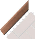  G21 Cseresznye átvezető profil a WPC burkolócsempékhez, 38, 5 x 7, 5 cm sarok (bal) (63910075)