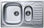 Livinox OBERON 174 natúr rozsdamentes acél mosogató, 780 x 490 mm (EC-174K)