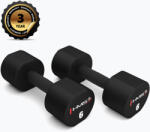 HMS HPT02 TPU súlyzók 2 db. 6 kg fekete