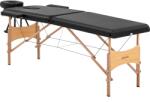physa Összecsukható masszázságy - 185 x 60 x 62 - 86 cm - 220 kg - Fekete (PHYSA TOULOUSE BLACK)