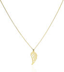 Gold necklaces AU85079 - 14 karátos arany nyaklánc angyalszárny medállal Hossz: 42+3 cm (AU85079)