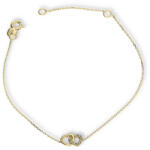 Gold bracelets AU85201 - 14 karátos arany karlánc szív medállal Hossz: 16 + 3 cm (AU85201)