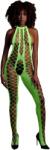 Ouch! by Shots Bodystocking with Halterneck - Neon Green