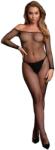  Le Désir by Shots Bodystocking OffShoulder Neck - Fishnet / Open - OS - Black