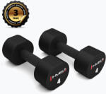 HMS HPT02 TPU súlyzók 2 db. 4 kg fekete