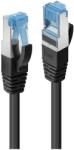 Lindy 47415 S/FTP CAT6a RJ45 Patch Kábel 3 m - Fekete