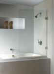 RIHO Scandic paravan cadă 100 cm o piesă crom luciu/sticlă transparentă G001134120 (G001134120)