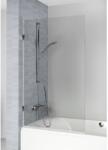 RIHO Scandic paravan cadă 75 cm o piesă negru mat/sticlă transparentă G001137121 (G001137121)