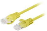 Lanberg PCU6-20CC U/UTP Cat6 RJ45 Patch Kábel 3 m - Sárga 10-es Csomag