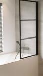 RIHO Grid paravan cadă 80 cm o piesă negru mat/sticlă transparentă G004047121 (G004047121)