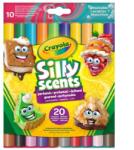 Crayola Silly Scents: Двустранен комплект дебели спираловидни флумастери - 10 броя (58-8344)