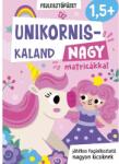 Szalay Könyvek Приключение с еднорози - книжка за оцветяване с лепенки - на унгарски език (9789636522995)