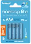 Panasonic 4X Panasonic Akkumulátor Eneloop Lite R03 Aaa 4BL (BK-4LCCE/4BE)