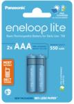 Panasonic 2x Akkumulátor R03/AAA Panasonic Eneloop Lite New 550mAh BK-4LCCE/2BE (BK-4LCCE-2BE)