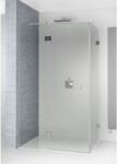 RIHO Scandic cabină de duș 100x100 cm pătrat negru mat/sticlă transparentă G001061121 (G001061121)