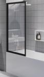 RIHO Lucid paravan cadă 80 cm o piesă negru mat/sticlă transparentă G005046121 (G005046121)