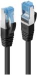 Lindy 47183 S/FTP CAT6a RJ45 Patch Kábel 10 m - Fekete