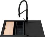 Pyramis Sparta Plus Lux chiuveta cu baterie negru/negru 070175802S (070175802S)