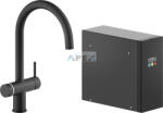 Nobili LV0K133-AIOBM NOBILI SORGENTE FRIZZA & BOLLE csaptelep, mora matt, ALL-IN-ONE rendszerrel