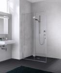 Kermi Liga LI 2Y zuhanykabin fal walk-in 120 cm ezüst fényes/átlátszó üveg LI2YL12020VPK