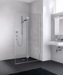 Kermi Liga LI 2Y zuhanykabin fal walk-in 80 cm ezüst fényes/átlátszó üveg LI2YR08020VPK