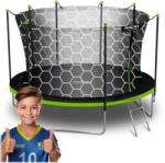 Neo-Sport Kerti trambulin 13 láb/404 cm belső hálóval és létrával Neo-Sport (N13W231)