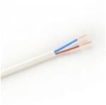 Elektrokabel Elektromos kábel H03VVH2-F 2x1 fehér 100m KAB2X100 (11730)