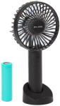  Hordozható USB ventilátor akkumulátorral fekete (44-503)