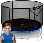Neo-Sport 10 láb/312 cm-es kerti trambulin külső hálóval és létrával Neo-Sport (N10Z221)