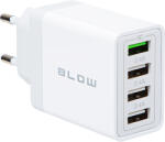  USB Töltő 30W, 3x USB + QC gyorstöltés (76-026)