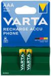  R3 Ni-MH AAA 550mAh VARTA TELEFON akkumulátor (82-486)