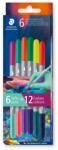 STAEDTLER Двувърхи флумастри Staedtler Multiversе, 6 броя, VERSION 1 (33830-А-VERSION 1)