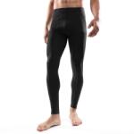 SIROKO Men Winter sports Férfi gyapjú termikus leggings SRX Knoll Fekete fekete