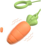 Sex HD Carrots - vibrator tip morcov - silicon portocaliu (6936764707067) Vibrator