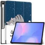  Carcasă cu balamale ART pentru Samsung Galaxy Tab S10 FE+ LAZY CAT