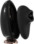 Sex HD Mirror - melegítő funkciós nyaló vibrátor (fekete) (6936764706398) - padlizsan