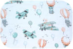 Bergon Színes mintás textil pelenka 70x80 cm- Róka pilóta