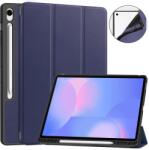  LEATHER Csuklós fedél Samsung Galaxy Tab S10 FE+ , kék