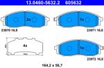ATE fékbetétkészlet, tárcsafék ATE 13.0460-5632.2 for NISSAN (13.0460-5632.2)